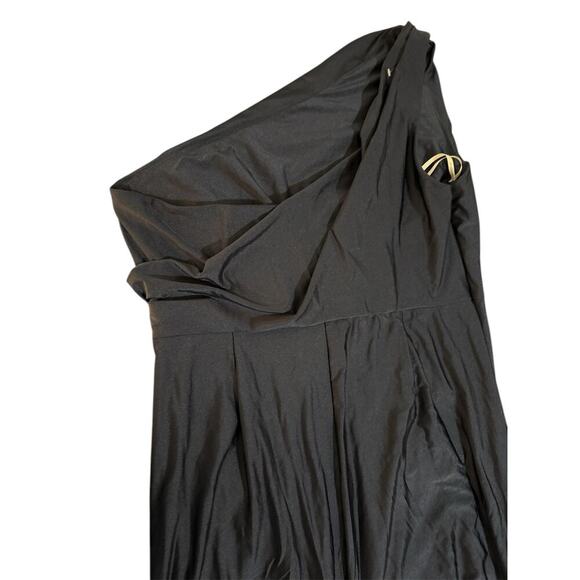 NWOT Cynthia & Sahar PORTIA CS104 Dessy Midnight Navy Blue ONE-SHOULDER Size XXL - Picture 6 of 13